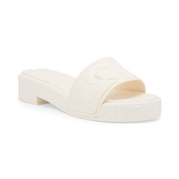 Valentino Garavani Shoes - Valentino Garavani Platform Sculpted Poolside Mules in White Size 38 (8)